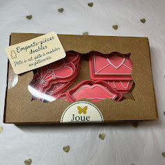Kit emporte-pièces doubles "Cœurs Magiques"