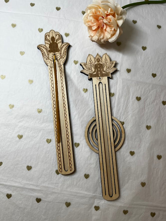 Porte encens en bois : Création artisanale