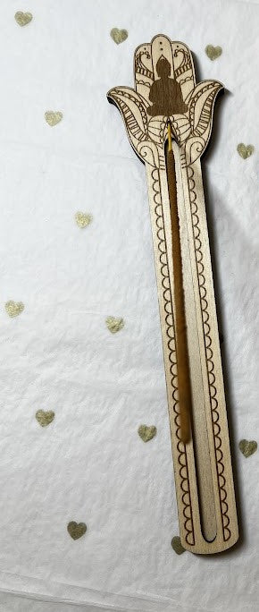 Porte encens en bois : Création artisanale
