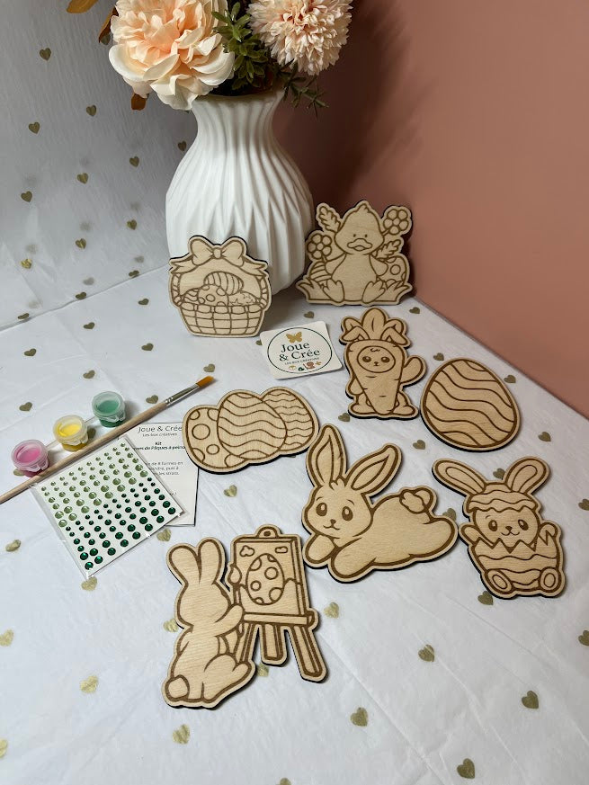 kit créatif « Formes de Pâques à peindre »