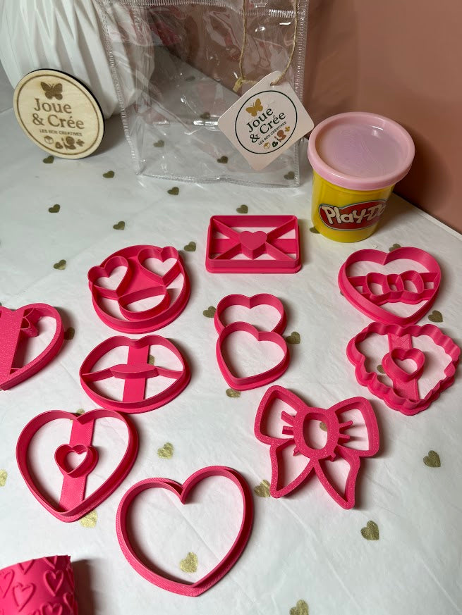 Box Pâte à modeler Cœurs Magiques