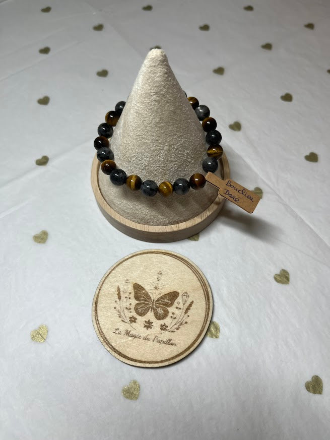 Bracelet : Bouclier Doré