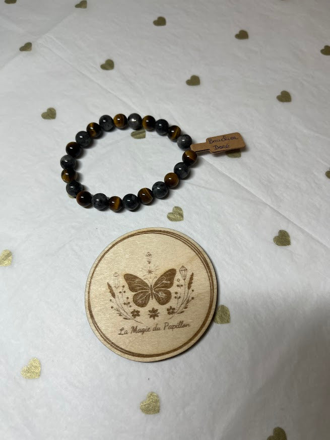 Bracelet : Bouclier Doré