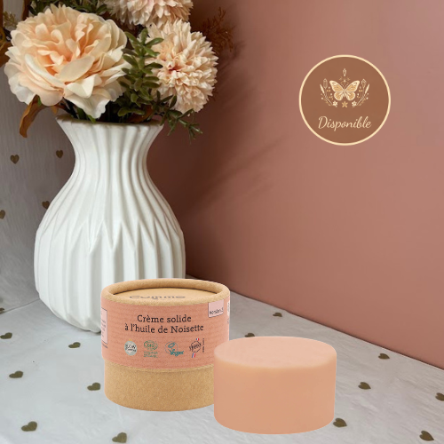 Crème solide à l'huile de noisette