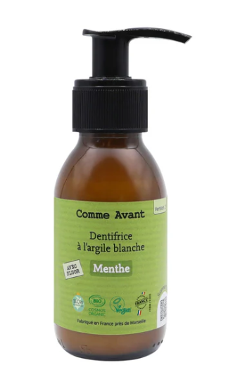 Dentifrice en pâte à l’argile blanche et menthe : Dés 6 ans