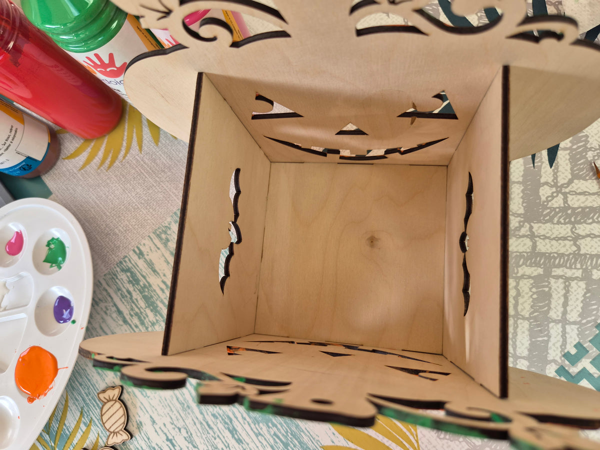 Kit créatif : Panier Citrouille à décorer